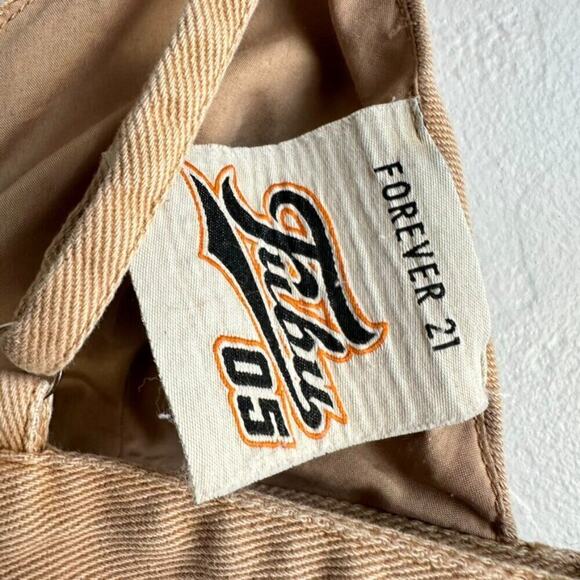 Fubu x Forever 21 Bralette Women's L‎ Tan Y2K Buckle Closure Summer - Picture 4 of 7